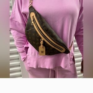 Chic Brown and Tan Crossbody Bag